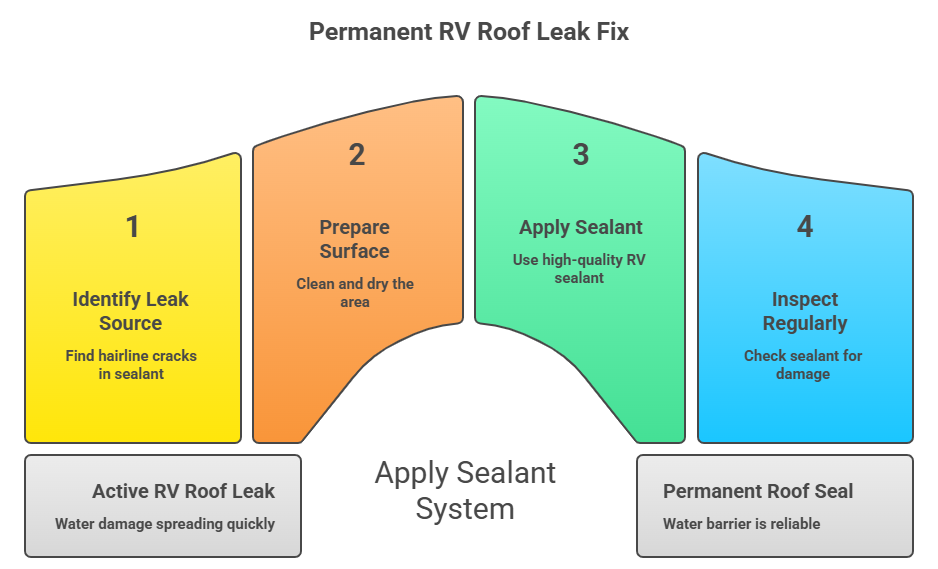 Permanent RV Roof Leak Fix